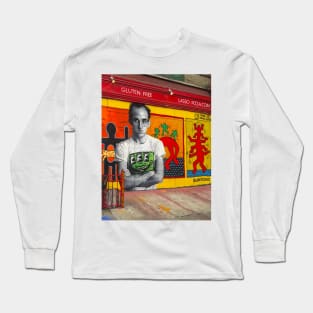 Street Art Graffiti Nolita Bike Little Italy New York City Long Sleeve T-Shirt